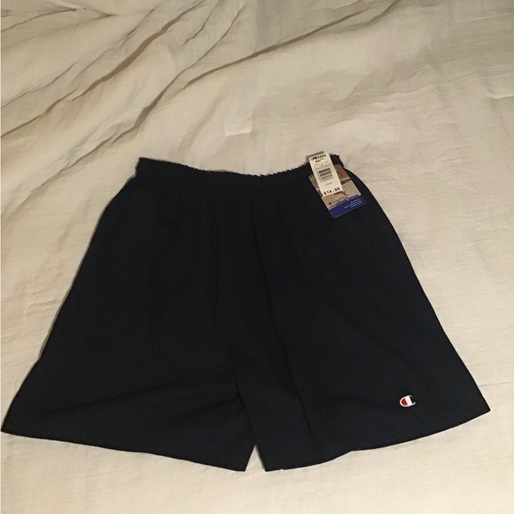 Vintage Y2K 2002 Champion Navy Athletic Shorts XL Deadstock w/Tags